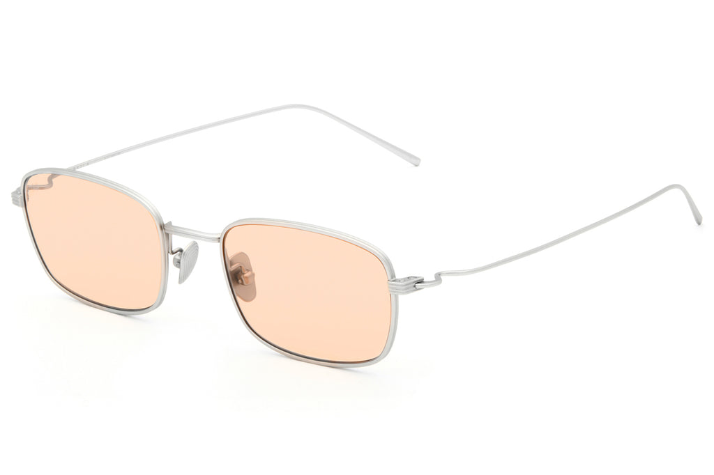 AKILA® Eyewear - Grace Sunglasses Matte Silver w/ Apricot Lenses