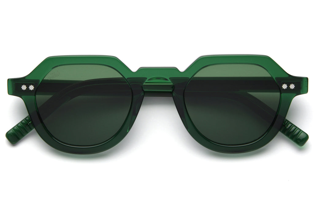 AKILA® Eyewear - Lola Sunglasses Green w/ Green Lenses