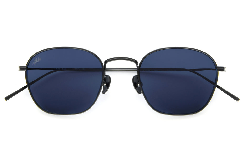 AKILA® Eyewear - Osiris Sunglasses Matte Black w/ Blue Lenses