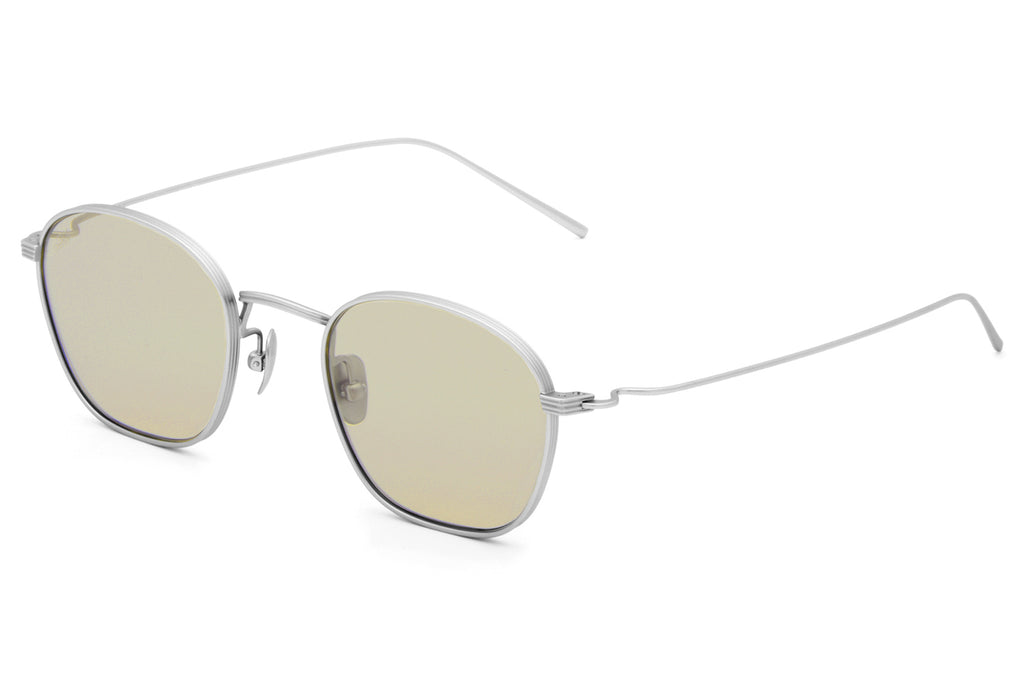 AKILA® Eyewear - Osiris Sunglasses Matte Silver w/ Beige Lenses