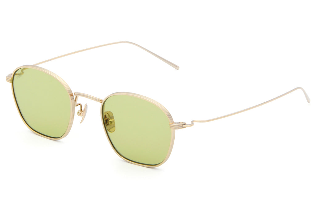 AKILA® Eyewear - Osiris Sunglasses Gold w/ Light Green Lenses