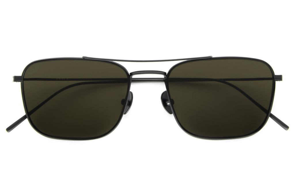 AKILA® Eyewear - Titan Sunglasses Matte Black w/ Dark Green Lenses