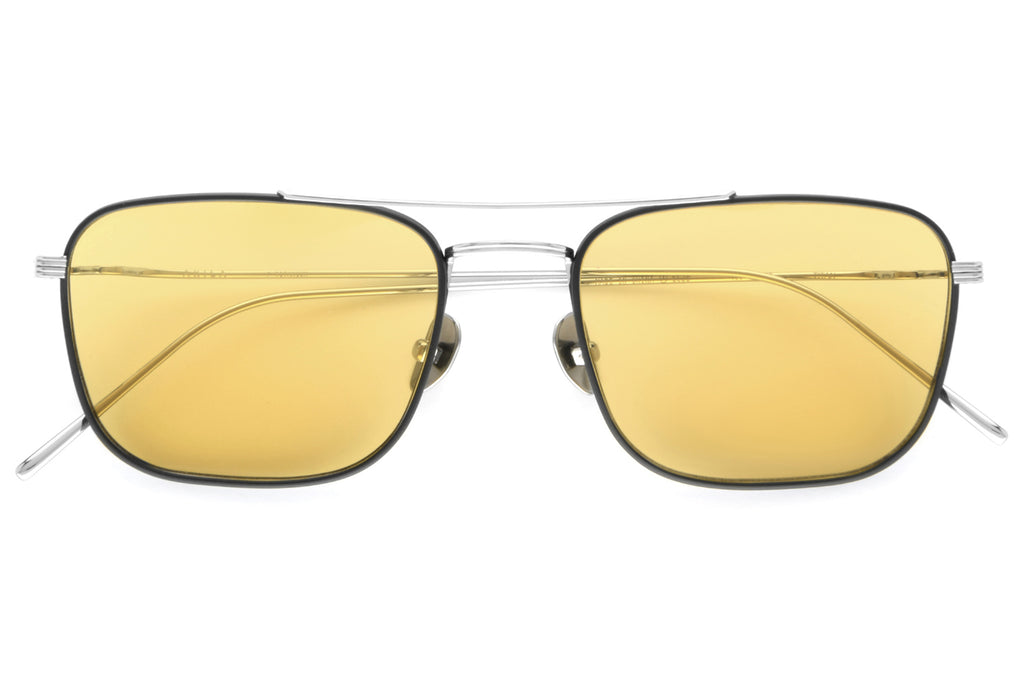 AKILA® Eyewear - Titan Sunglasses Matte Black/Silver w/ Yellow Lenses