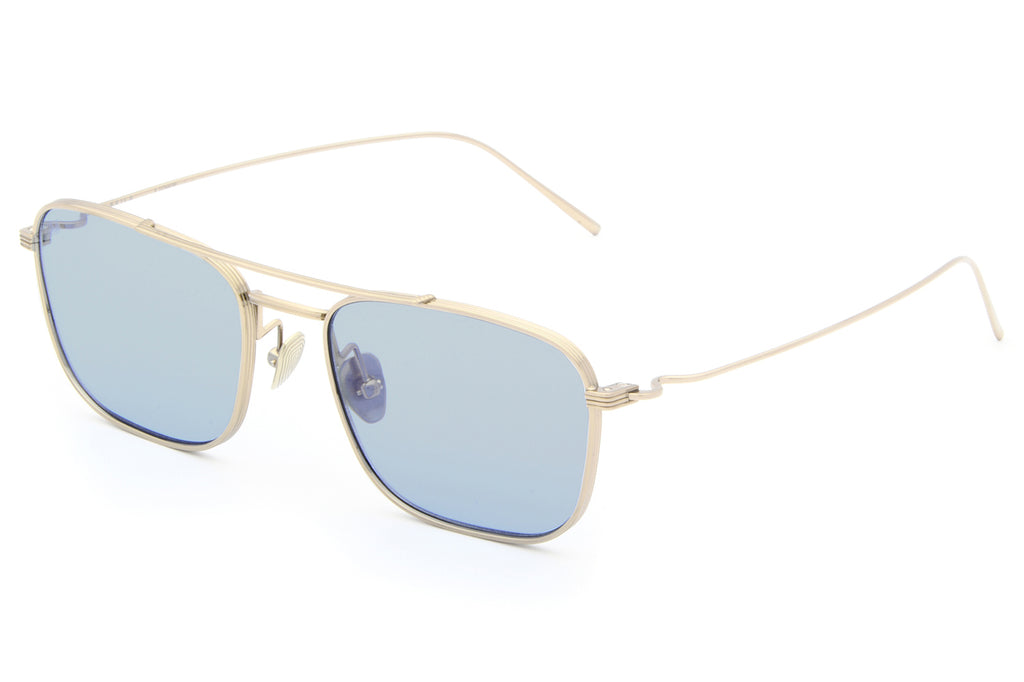 AKILA® Eyewear - Titan Sunglasses Gold w/ Light Blue Lenses