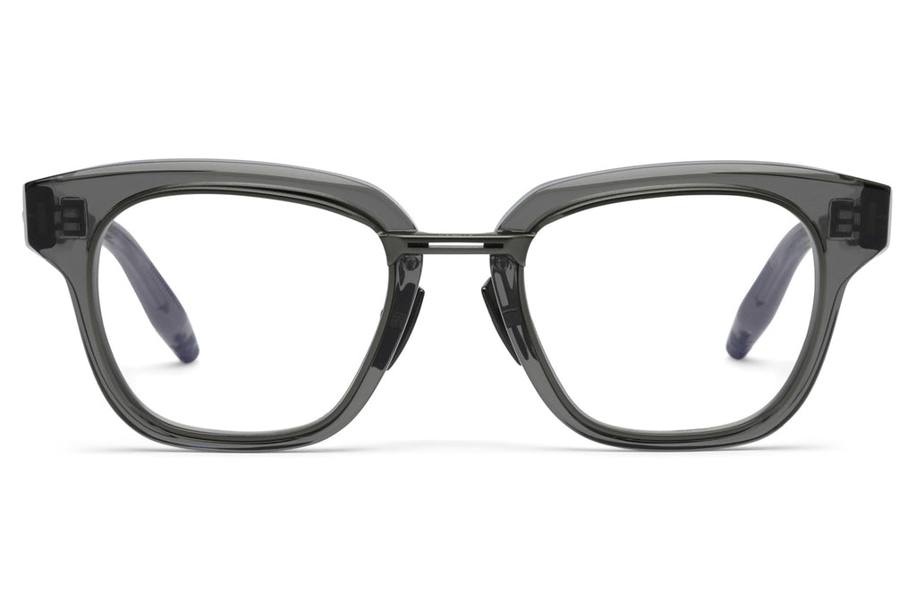 Akoni - Apollo Rx Eyeglasses Crystal Grey & Black Iron