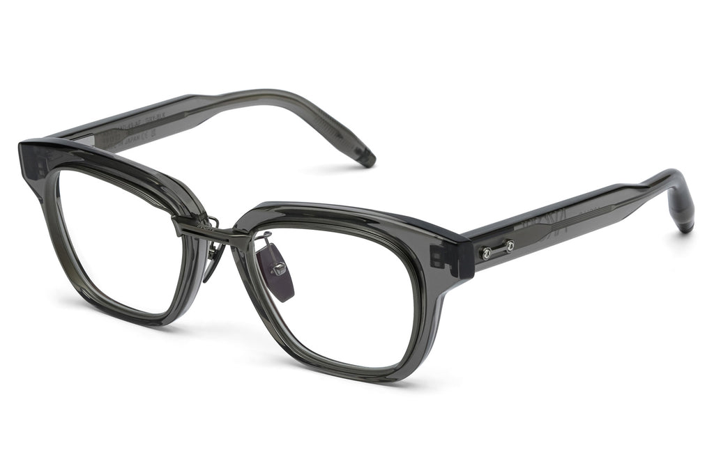 Akoni - Apollo Rx Eyeglasses Crystal Grey & Black Iron