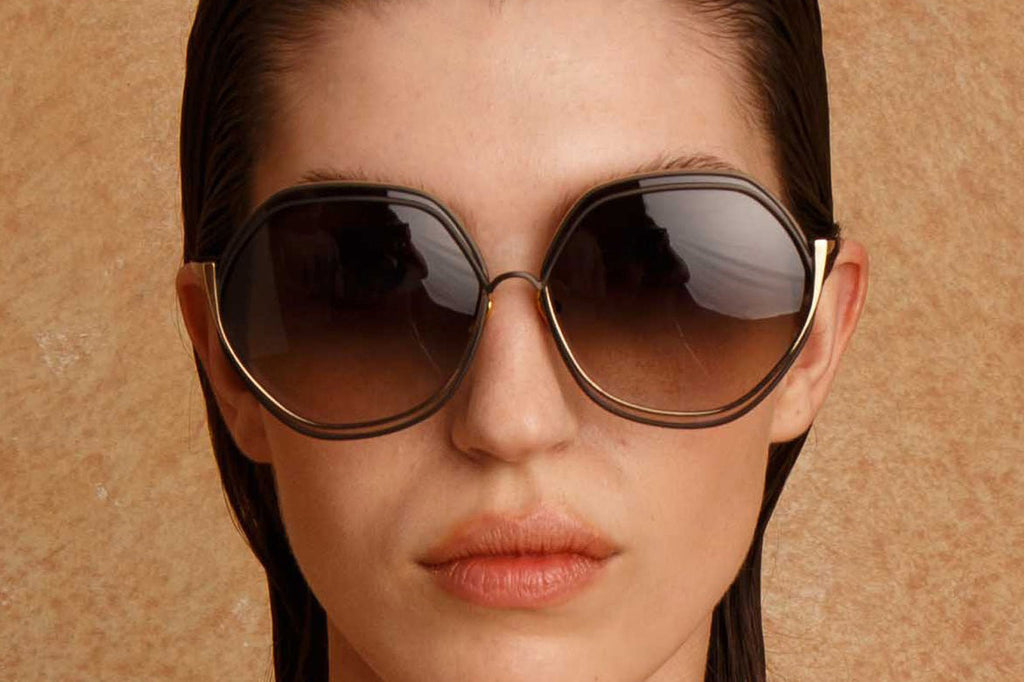 Linda Farrow - Aspen Sunglasses Nickel (C1)