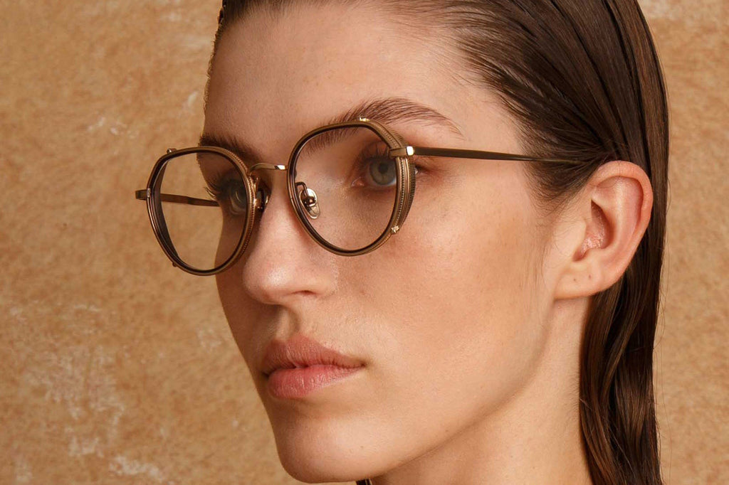 Linda Farrow - Falcon Eyeglasses Light Gold (C2)