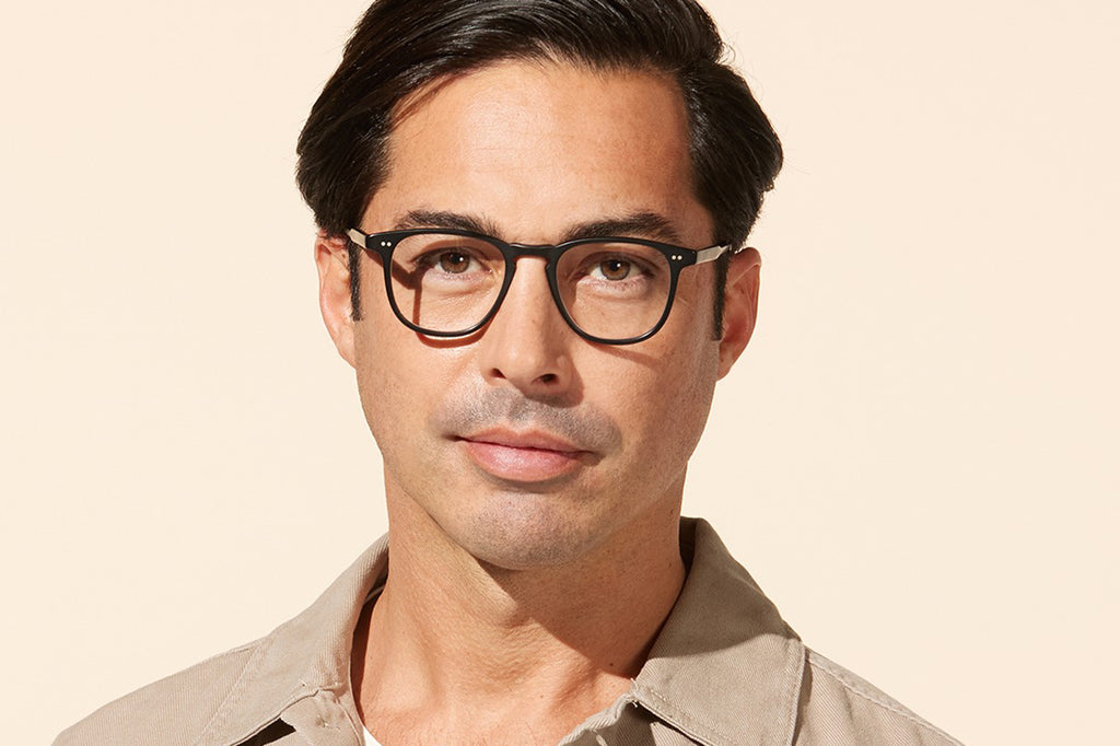 Garrett Leight - Brooks Eyeglasses Matte Black