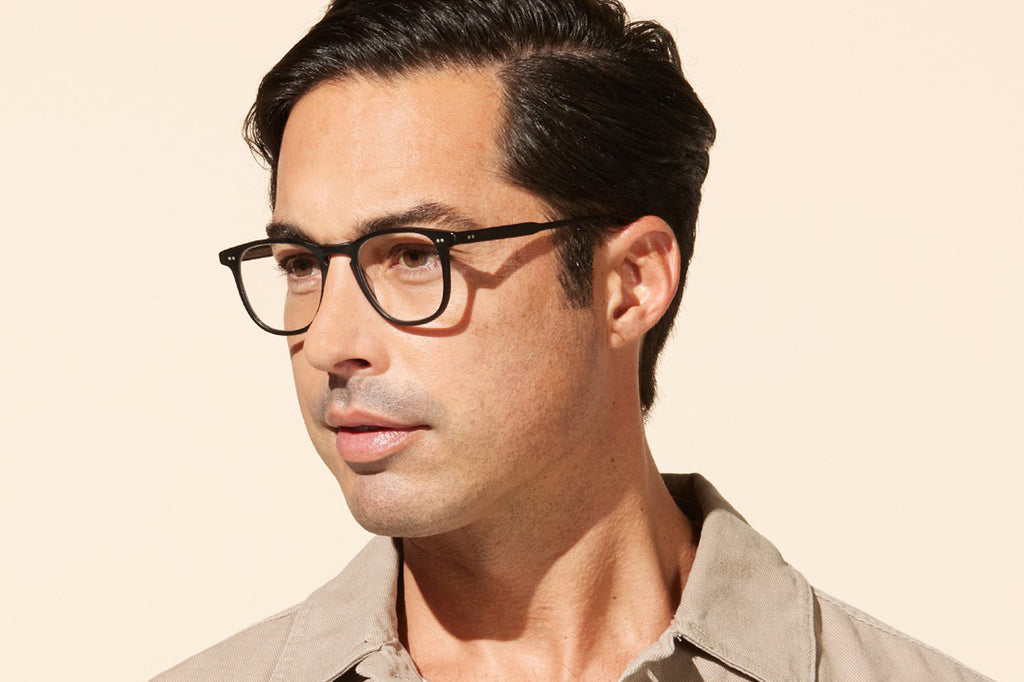 Garrett Leight - Brooks Eyeglasses Matte Black