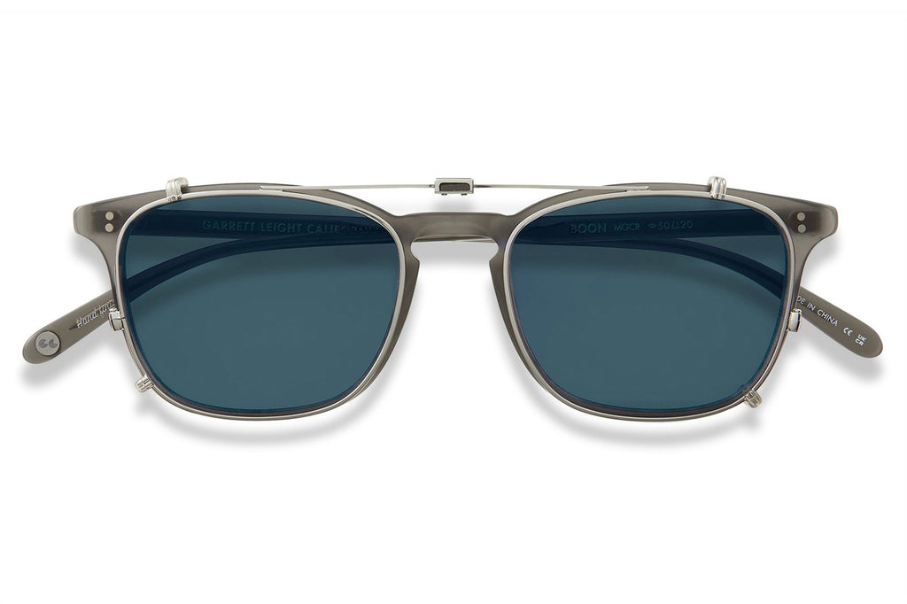 Garrett Leight - Boon Clip On Shades Silver with H20 Lenses