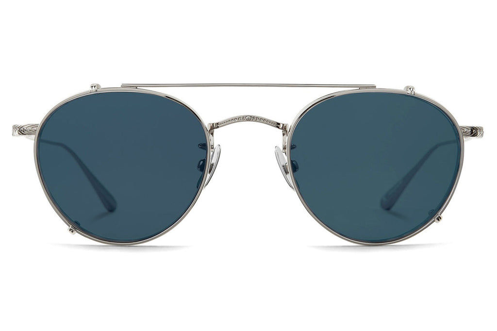 Garrett Leight - William Clip On Shades Silver with H20 Lenses