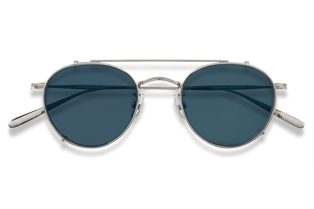 Garrett Leight - William Clip On Shades Silver with H20 Lenses