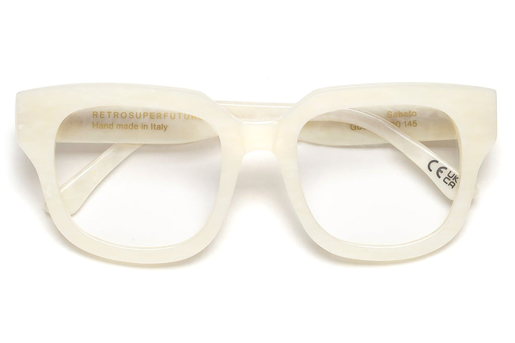 Retro Super Future® - Sabato Optical Eyeglasses Roccia Bianca