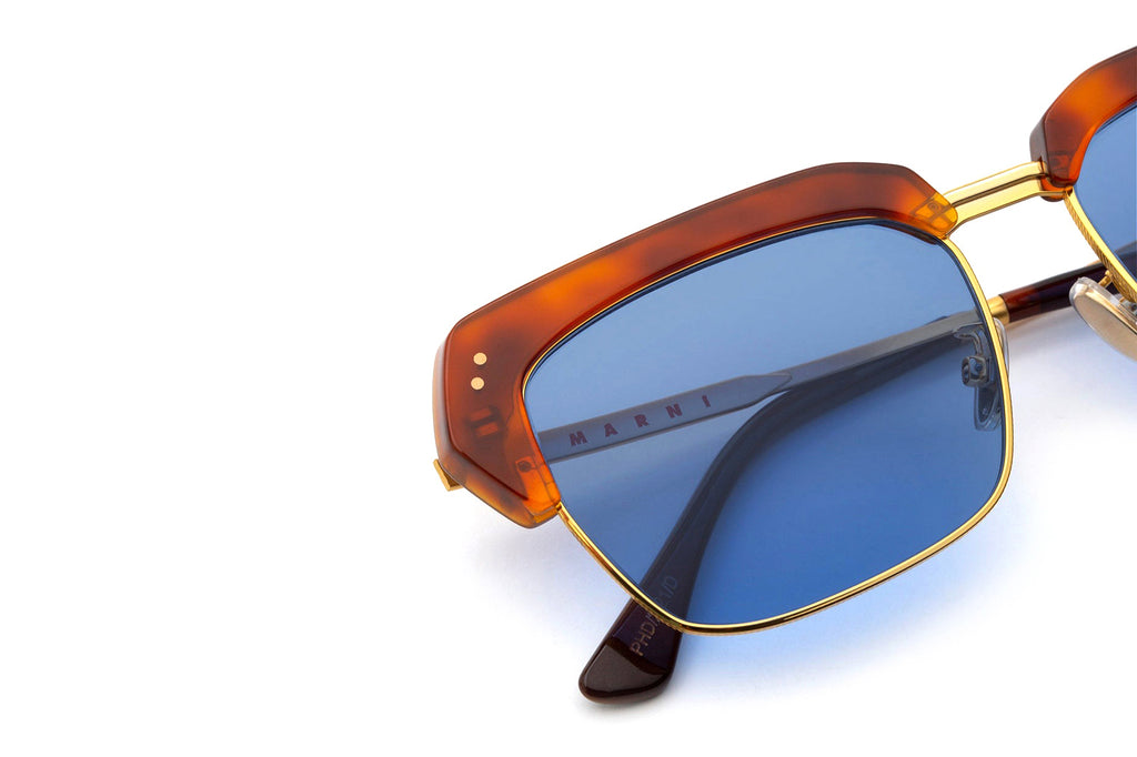 Marni® - Three Gorges Sunglasses Havana/Gold