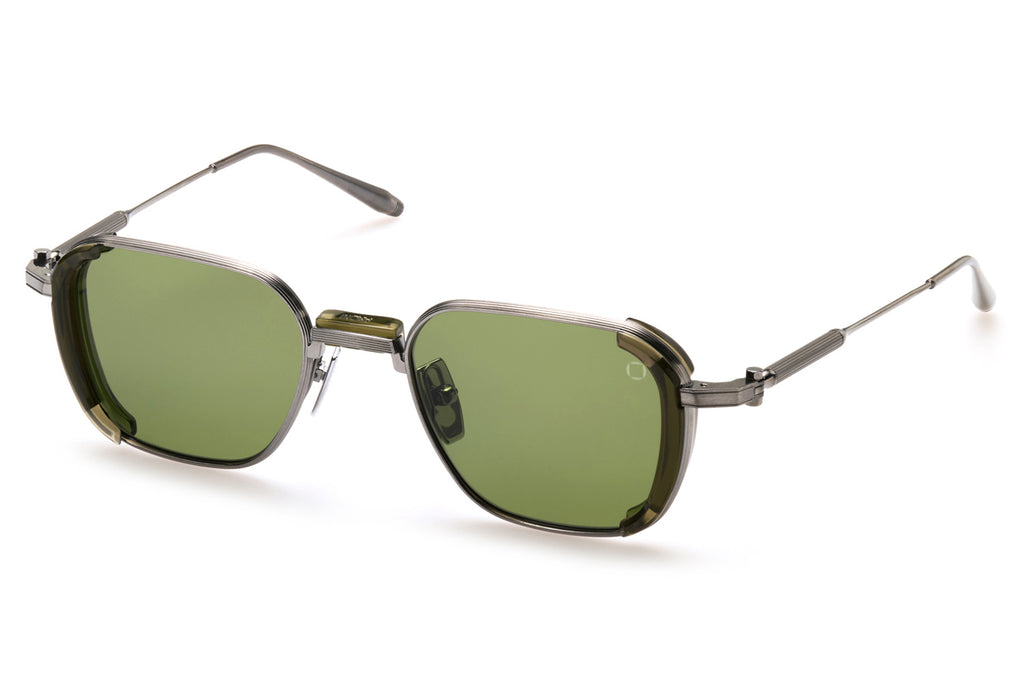 Akoni - Eclipse Sunglasses Olive & Brushed Black Palladium with Dark Olive Lenses