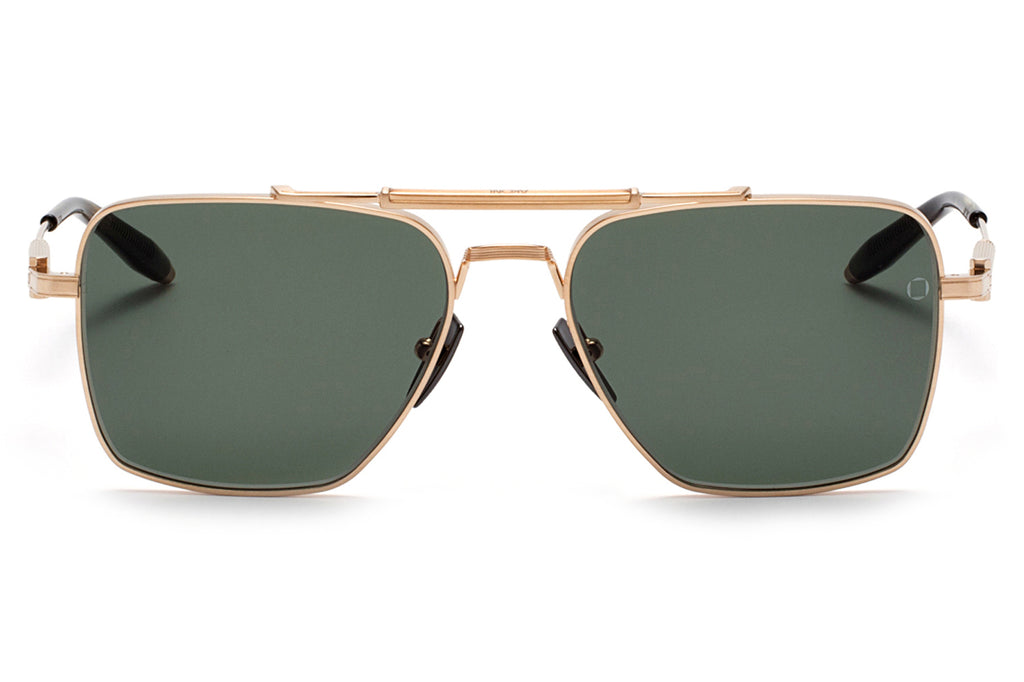 Akoni - Eos Sunglasses Brushed White Gold - Dark Tortoise with G-15 Lenses