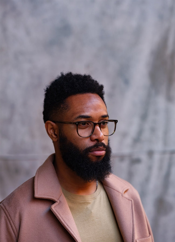 Garrett Leight - Bentley Eyeglasses Spotted Brown Shell