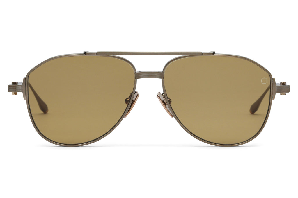 Akoni - Helios Sunglasses Antique 12k Gold & 12k Gold with Senape Lenses