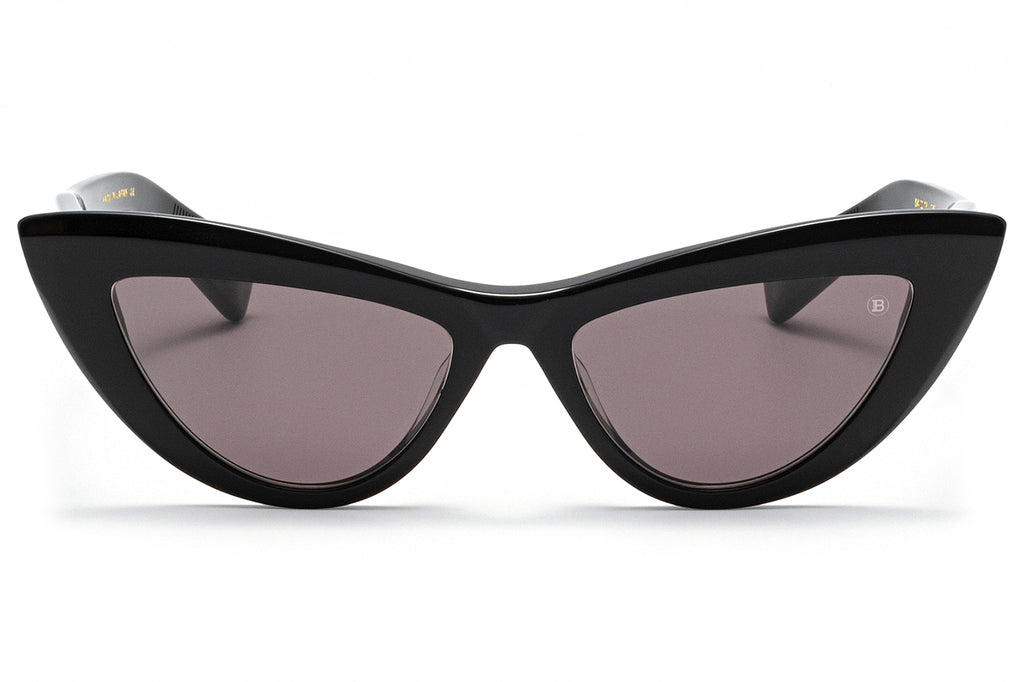 Balmain® Eyewear - Jolie Sunglasses Black & Gold with Dark Grey Lenses