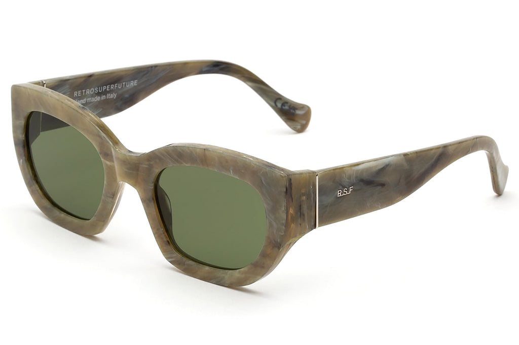 Retro Super Future® - Alva Sunglasses Roccia Green