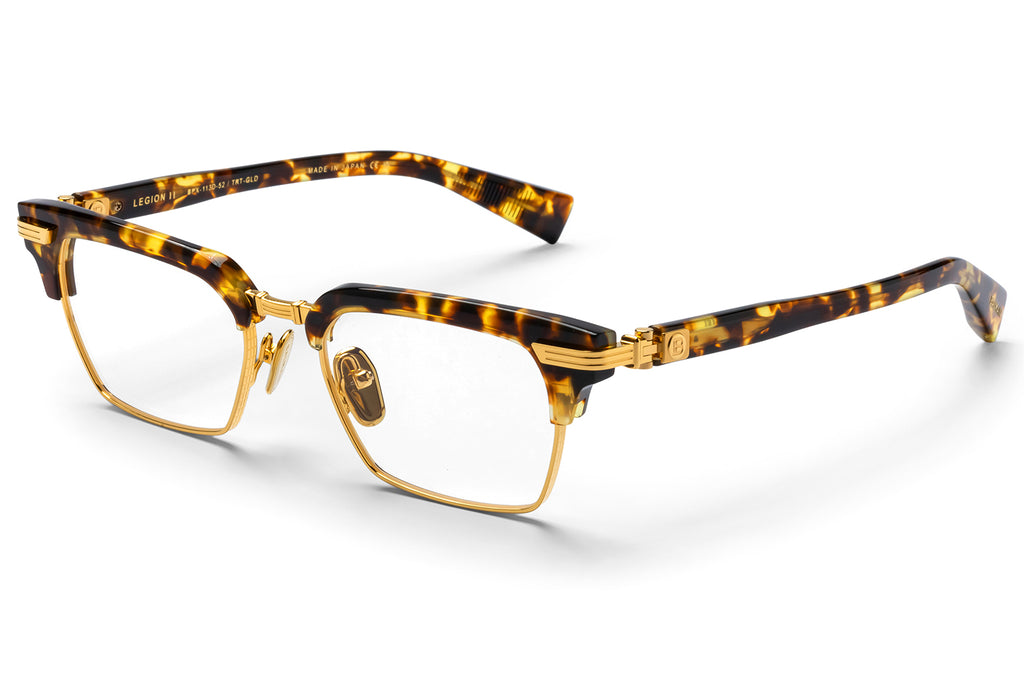 Balmain® Eyewear - Legion-II Eyeglasses Spotted Havana & 18k Gold