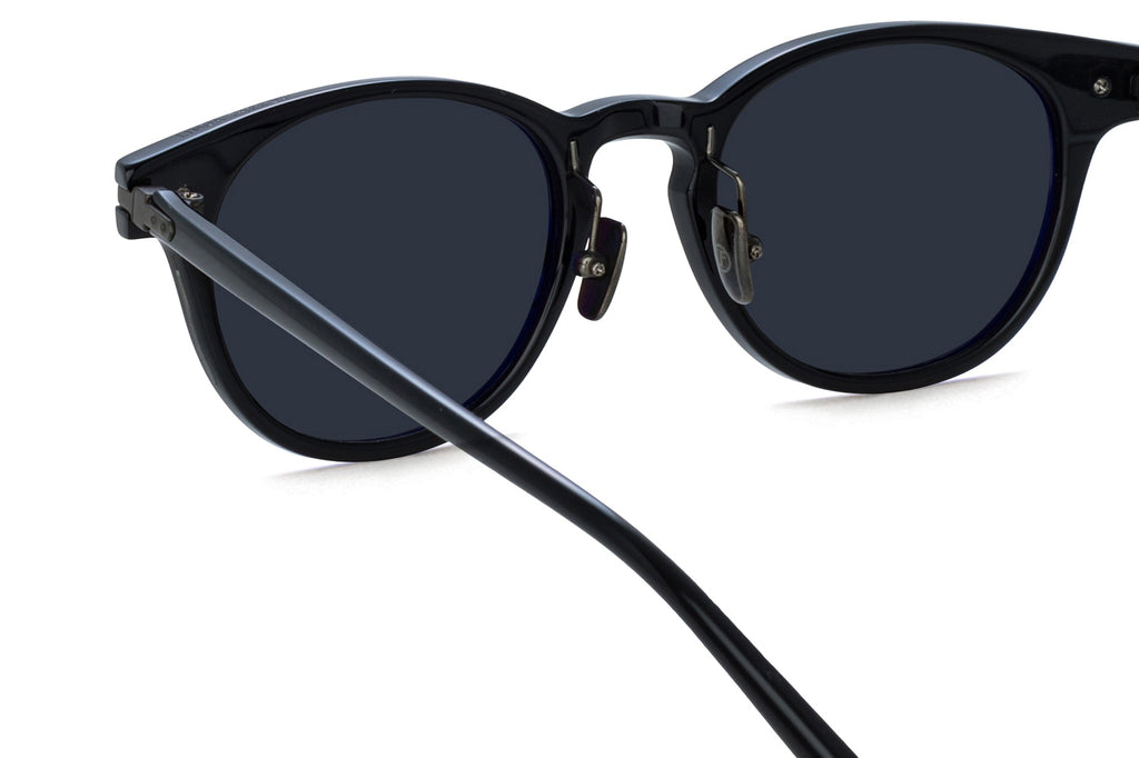 Linda Farrow - Bay Sunglasses Black/Matte Nickel (C17)