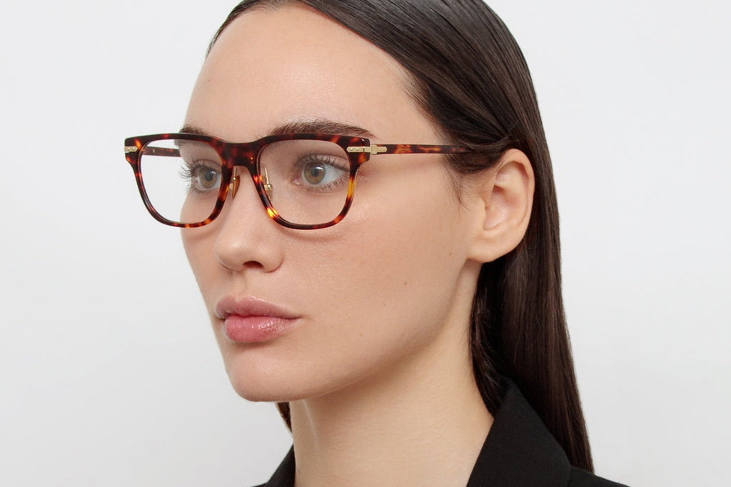 Linda Farrow - Cove Eyeglasses Dark Tortoiseshell/Light Gold (C2)