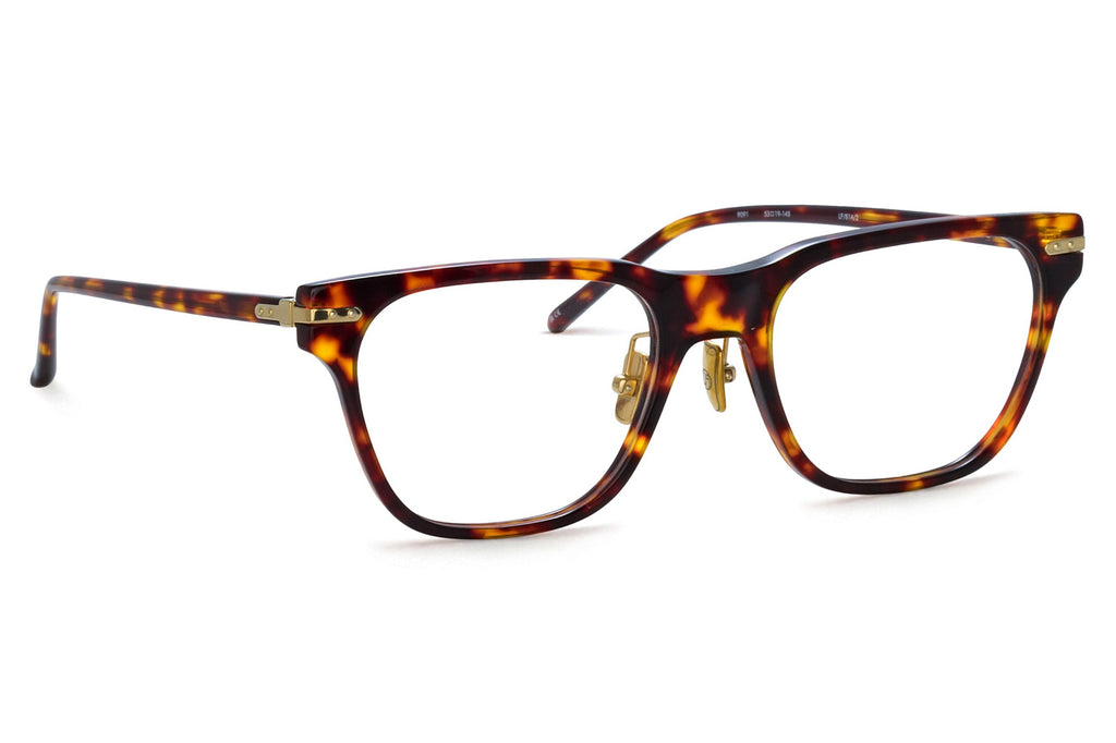 Linda Farrow - Cove Eyeglasses Dark Tortoiseshell/Light Gold (C2)