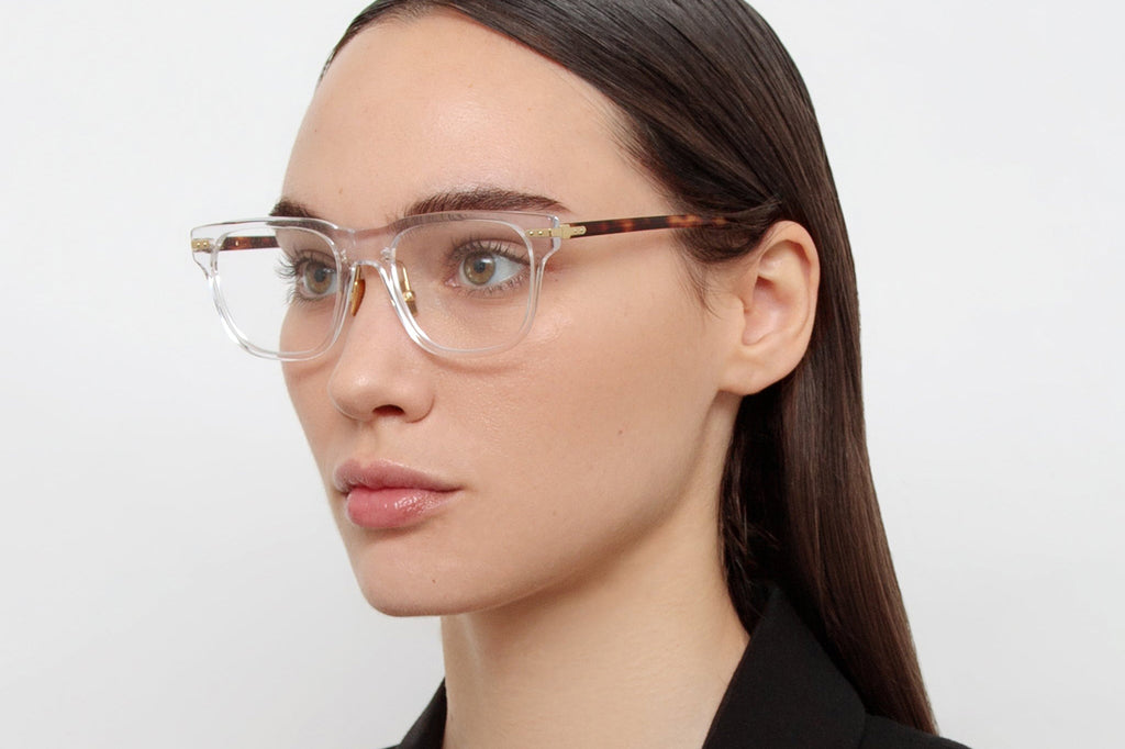 Linda Farrow - Cove Eyeglasses Clear/Light Gold (C3)