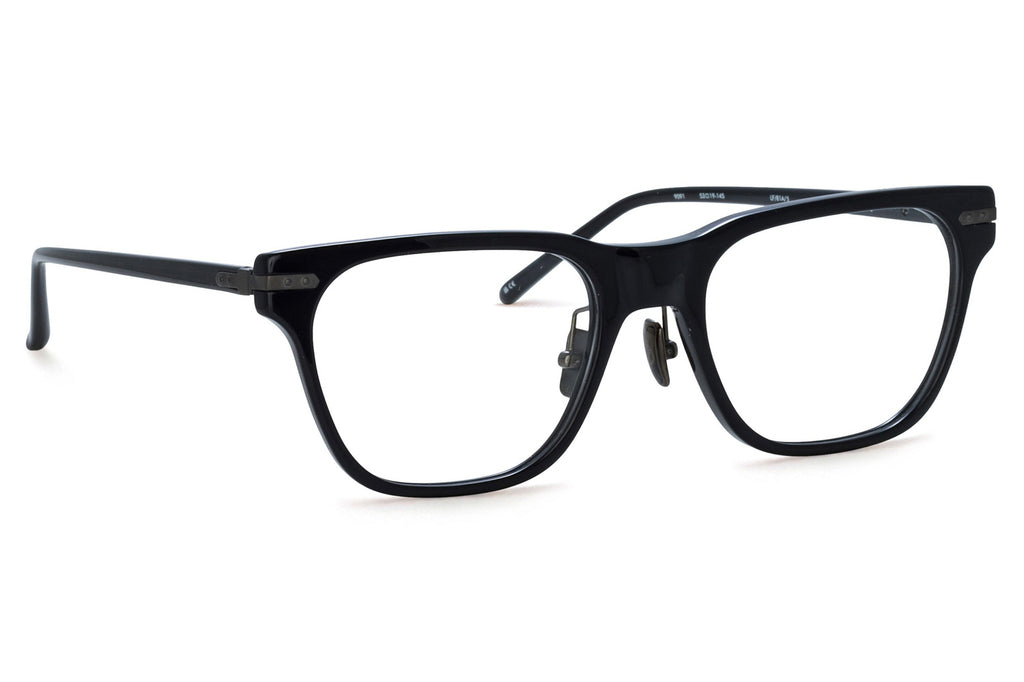 Linda Farrow - Cove Eyeglasses Black/Matte Nickel (C5)