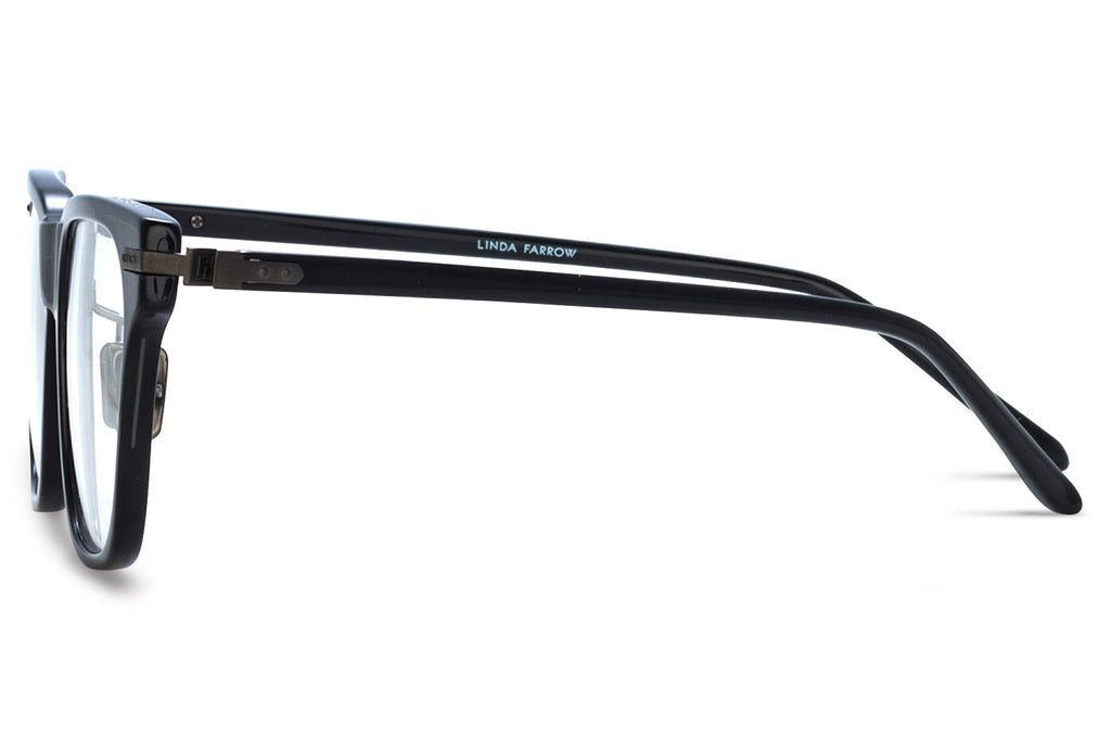 Linda Farrow - Cove Eyeglasses Black/Matte Nickel (C5)