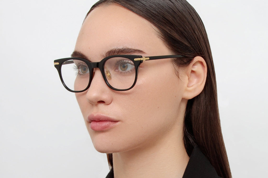 Linda Farrow - Arch Eyeglasses Black/Yellow Gold (C1)