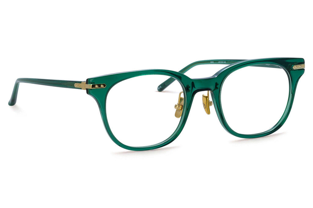 Linda Farrow - Arch Eyeglasses Bottle Green/Light Gold (C3)