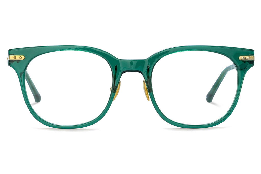 Linda Farrow - Arch Eyeglasses Bottle Green/Light Gold (C3)