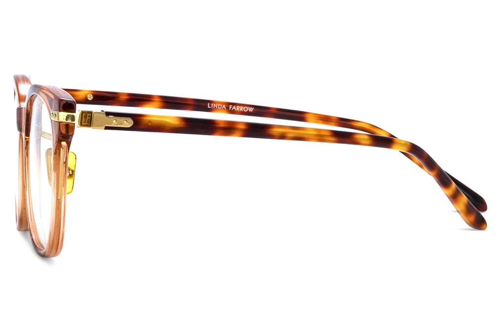 Linda Farrow - Arch Eyeglasses Toffee/Light Gold (C4)