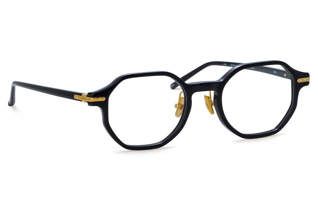 Linda Farrow - Axis Eyeglasses Black/Yellow Gold (C1)