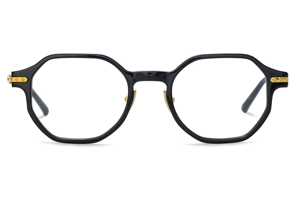 Linda Farrow - Axis Eyeglasses Black/Yellow Gold (C1)