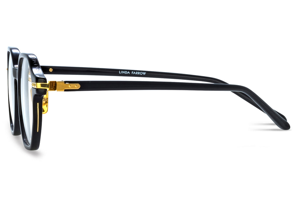 Linda Farrow - Axis Eyeglasses Black/Yellow Gold (C1)