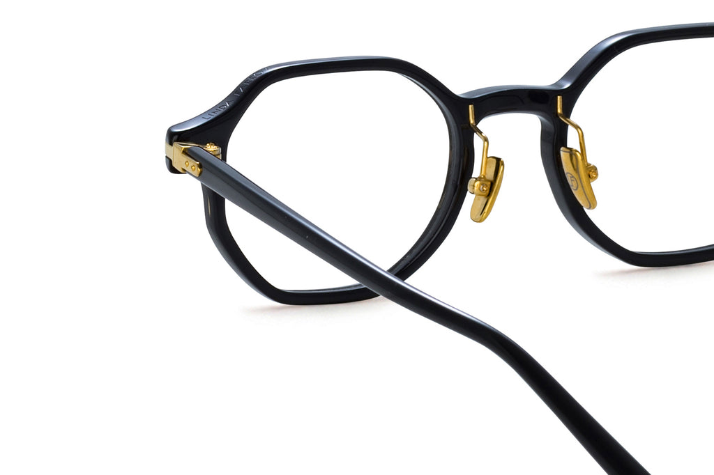 Linda Farrow - Axis Eyeglasses Black/Yellow Gold (C1)