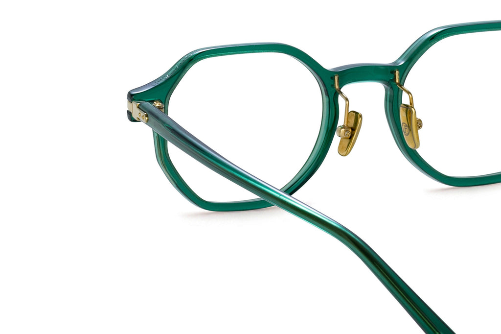 Linda Farrow - Axis Eyeglasses Bottle Green/Light Gold (C3)