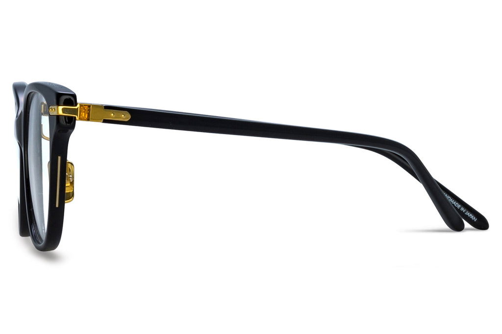 Linda Farrow - Hadid Eyeglasses Black/Yellow Gold (C1)