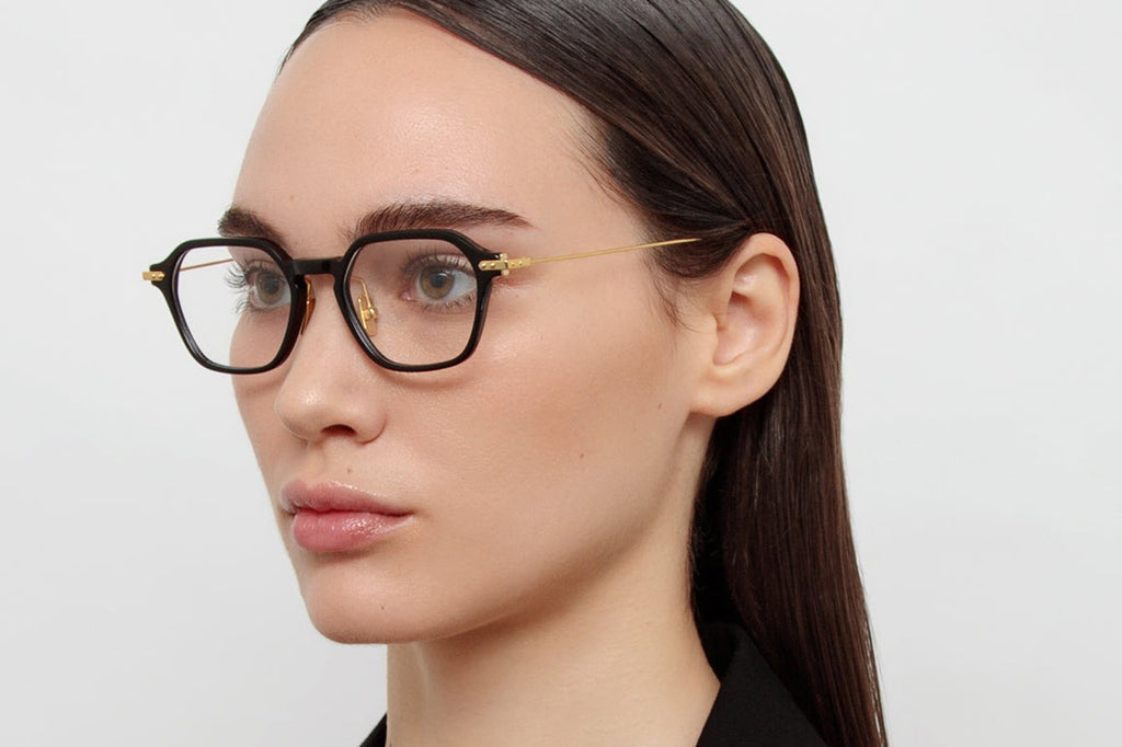 Linda Farrow - Renzo Eyeglasses Black/Yellow Gold (C1)