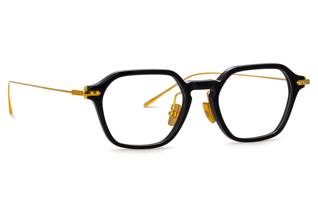 Linda Farrow - Renzo Eyeglasses Black/Yellow Gold (C1)