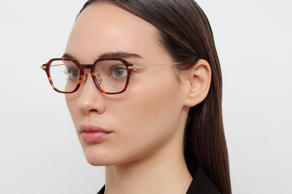 Linda Farrow - Renzo Eyeglasses Dark Tortoiseshell/Light Gold (C2)