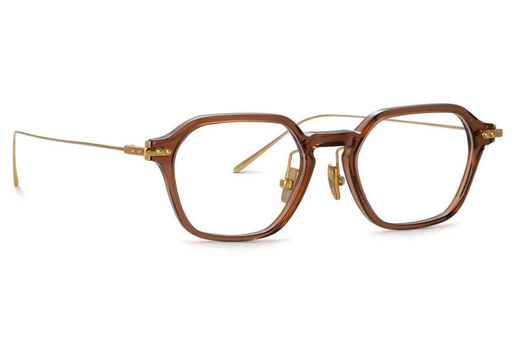 Linda Farrow - Renzo Eyeglasses Renzo Brown/Light Gold (C4)