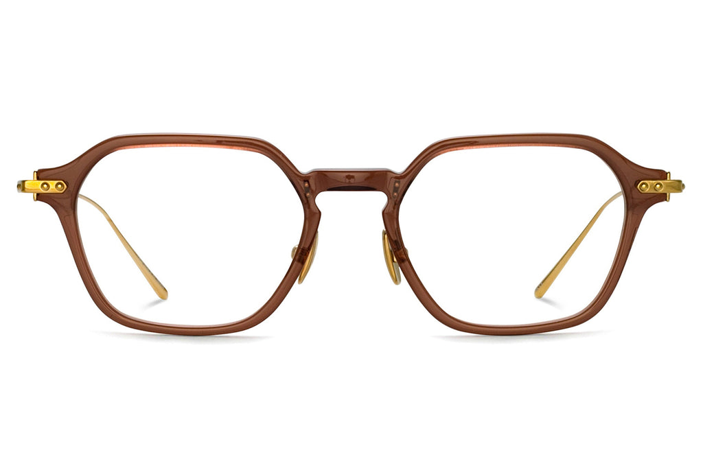 Linda Farrow - Renzo Eyeglasses Renzo Brown/Light Gold (C4)