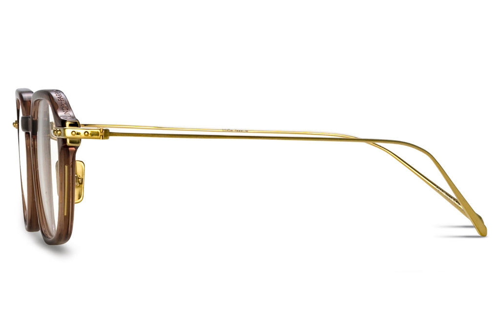 Linda Farrow - Renzo Eyeglasses Renzo Brown/Light Gold (C4)