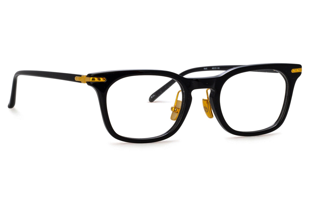 Linda Farrow - Hawkin Eyeglasses Black/Yellow Gold (C1)