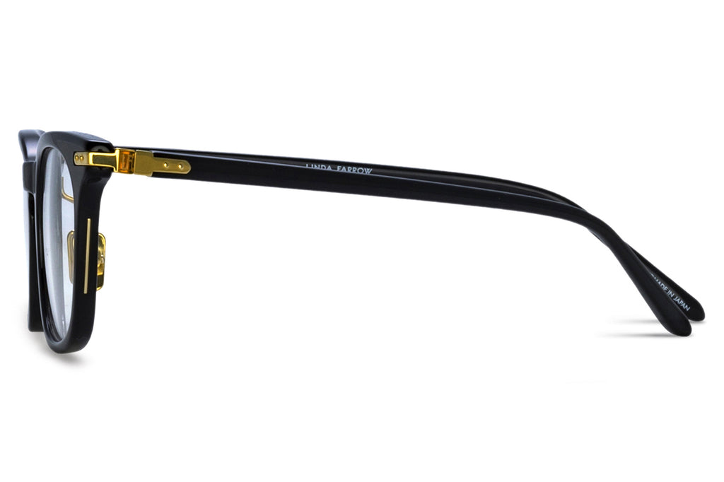 Linda Farrow - Hawkin Eyeglasses Black/Yellow Gold (C1)